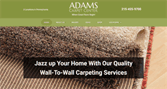 Desktop Screenshot of adamscarpetcenters.com