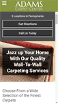 Mobile Screenshot of adamscarpetcenters.com